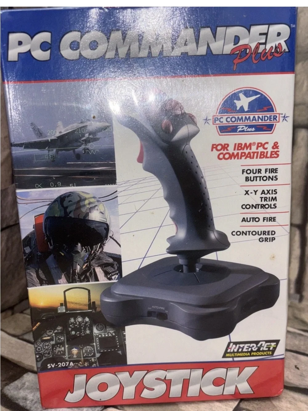 NEW Interact PC Commander Plus Joystick (model SV-207A) IBM PC & compatibles